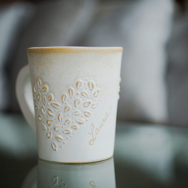 nimeline keraamiline kruus